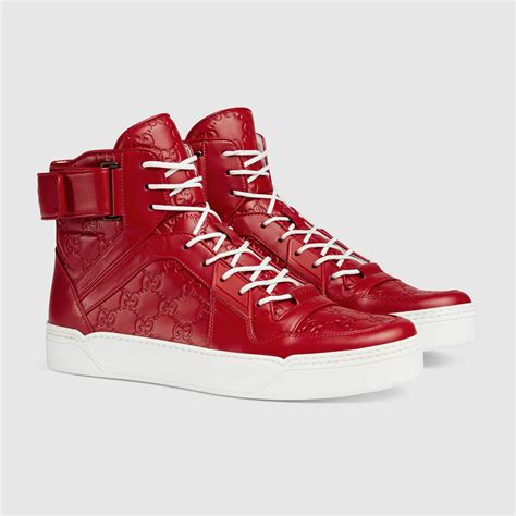 gucci strip shoes high top|Gucci high top shoes sale.